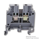 Entrelec - TE Connectivity 011511607 011511607 DIN Rail Mount Terminal Block 2 Ways 22 AWG 10 4 mm&Acirc;&sup2; Screw 30 A