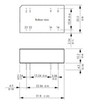 Traco Power TEN 3-2413WIN TEN 3-2413WIN Isolated Through Hole DC/DC Converter ITE 4:1 3 W 1 Output 15 V 200 mA