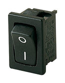 Marquardt 1801.1908 Rocker Switch On-Off Spst Non Illuminated Panel Mount Black 1800 Series New