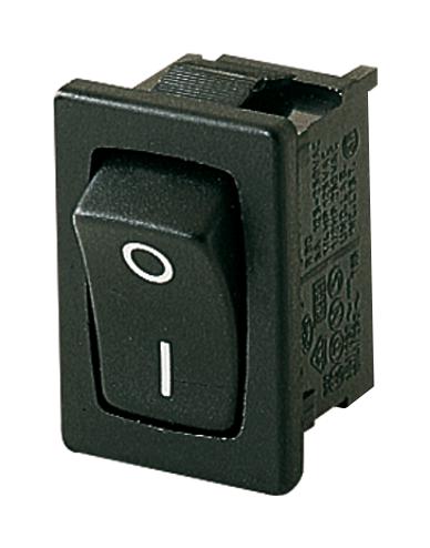 Marquardt 1801.1908 Rocker Switch On-Off Spst Non Illuminated Panel Mount Black 1800 Series New