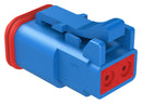 Amphenol SINE/TUCHEL AT06-2S-BLU Automotive Housing Plug 2POS 13A BLU