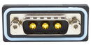 Norcomp CDFR3W3113L211 CDFR3W3113L211 Combination Layout D Sub Connector Nanook CDF Series DA-3W3 Plug 3 Contacts Power Solder