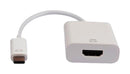 Multicomp PRO 83-22030 83-22030 USB 3.1 Type-C Plug to Hdmi Receptacle Adapter DP Altmode Max Res. 4Kx2K@60Hz Bandwidth 18Gbps New