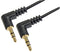 Startech MU1MMS2RA MU1MMS2RA Audio / Video Cable Assembly 3.5mm Stereo Plug 90&Acirc;&deg; 1 ft 305 mm Black
