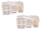 MCM 831-2230 100 Pack Cat5E RJ45 Cable Connectors - Solid