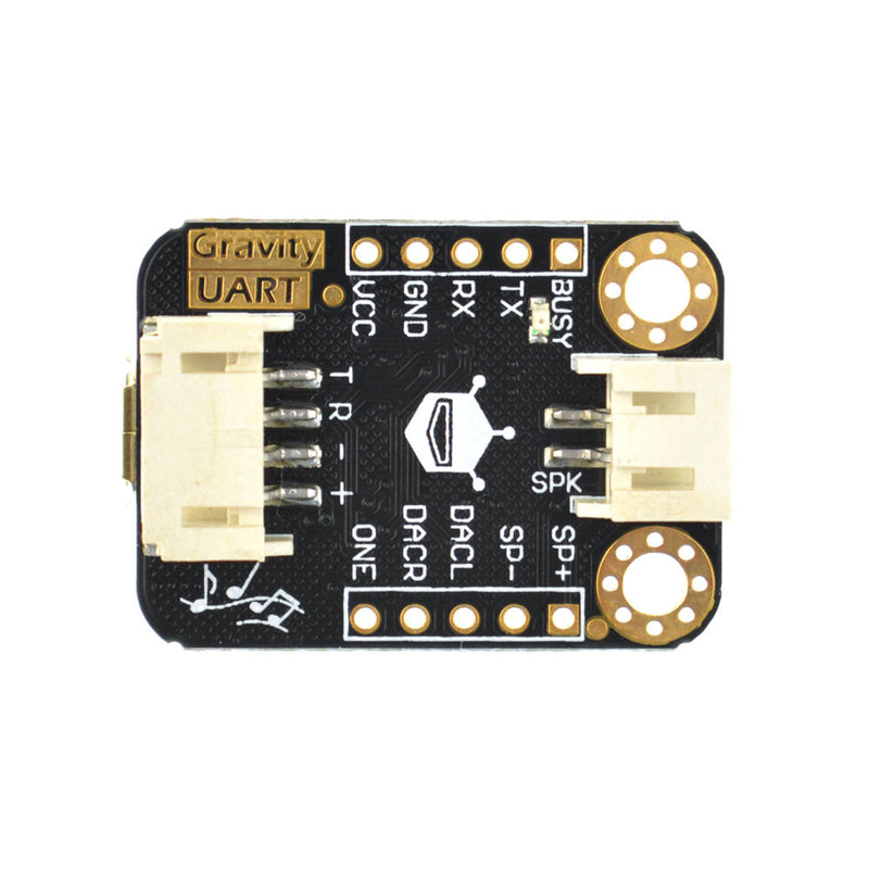 Dfrobot DFR0534 DFR0534 Gravity Uart MP3 Voice Module With 8MB Flash Memory for Arduino Board