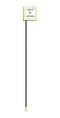 Abracon APKD1507G2-0100S Antenna Patch 1.59806 GHz to 1.60538 1 dBi Right Hand Circular Cable / I-Pex Connector