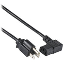 Elinchrom Angled C13 to NEMA 5-15 Power Cord for BRX / D-Lite 4 / D-Lite 2 / ELC Series Flash Heads (16.4')