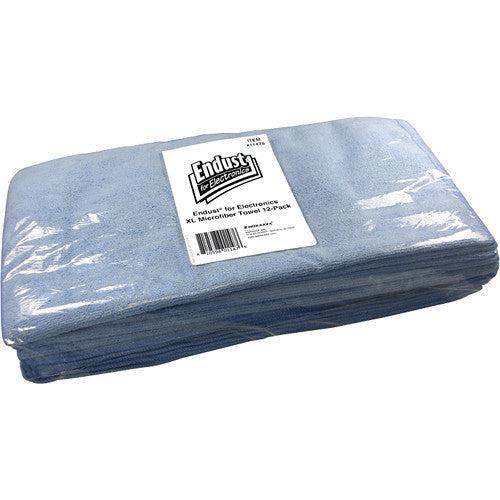 Endust Industrial-Quality Microfiber Towels (XL, 12-Pack)
