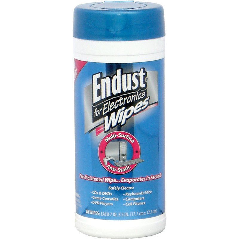 Endust Anti-Static and Non-Streak Pop-Up Wipes (70 Count)