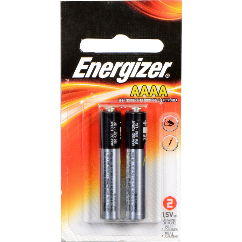 Energizer AAAA/E96 1.5V Alkaline Batteries (2-Pack)