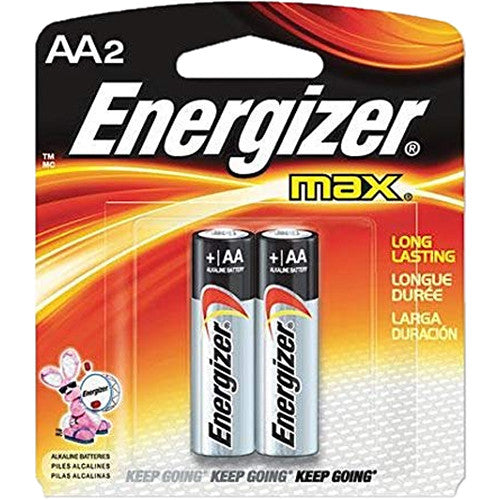 Energizer Max AA Alkaline Batteries (2-Pack, 1.5V)