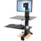 Ergotron 33-350-200 WorkFit-S LCD LD Sit-Stand Workstation (Black)
