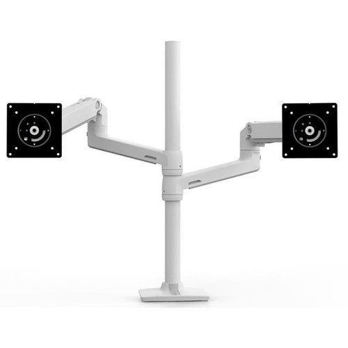 Ergotron LX Dual Stacking Arm, Tall Pole (Polished Aluminum)