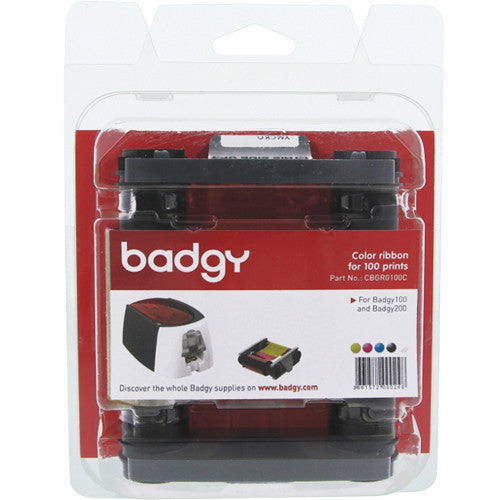 Evolis YMCKO Color Ribbon for Badgy100 & Badgy200 Card Printers