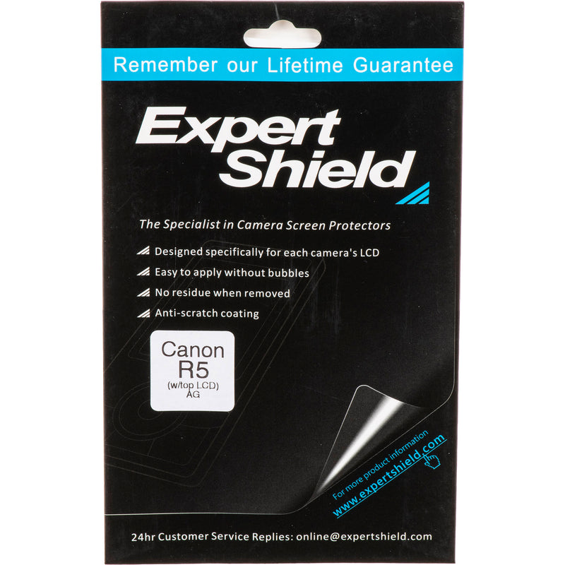 Expert Shield Anti-Glare Screen Protector with Top LCD Protector for Canon EOS R5