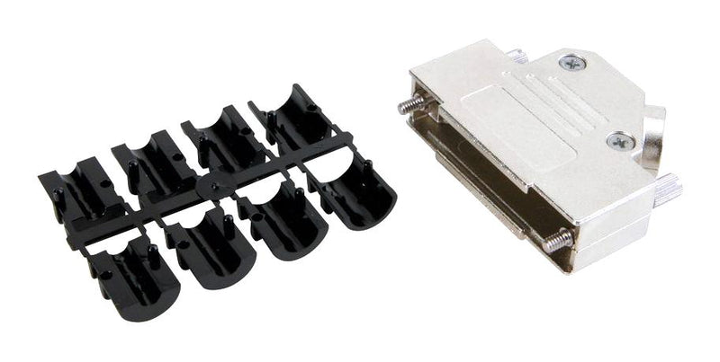 Amphenol Conec 165X02689XE D Sub Backshell DE 45&deg; Zinc Body New