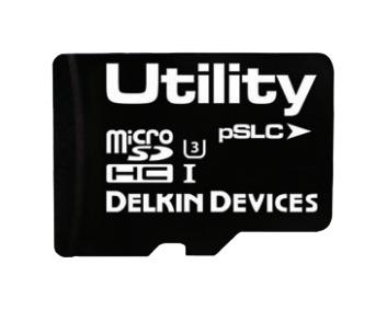 Delkin Devices S404APGJN-U3000-3 Flash Memory Card Microsdhc UHS-1 Class 10 4 GB Utility Pslc Microsd Series