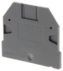 OMRON INDUSTRIAL AUTOMATION XW5E-S4.0-2.2-1 END COVER, DIN RAIL TERMINAL BLOCK