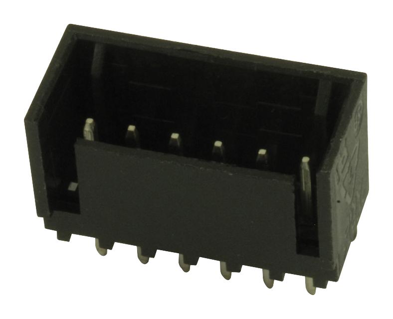 AMP - TE Connectivity 2-644486-6 Pin Header Wire-to-Board 2.54 mm 1 Rows 6 Contacts Through Hole Straight MTA-100