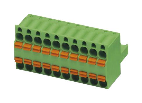 Phoenix Contact TFKC 25/ 3-ST-508 Pluggable Terminal Block 5.08 mm 3 Ways 24AWG to 12AWG 2.5 mm&Acirc;&sup2; Push In 10 A