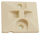 3M CTB1X1BGA-C Cable TIE Mount 2-WAY 25MM L X W ABS PK100 Beige