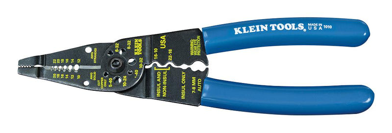 Klein Tools 1010 Crimp Tool Hand 22-10AWG Insulated & Non-Insulated Terminals