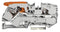 Wago 2116-1201 DIN Rail Mount Terminal Block 2 Ways 20 AWG 6 16 mm&sup2; Clamp 76 A
