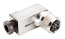 Amphenol SINE/TUCHEL C09131F0081002 Circular Connector C091D Series Right Angle Cable Receptacle 8 Contacts Solder Socket