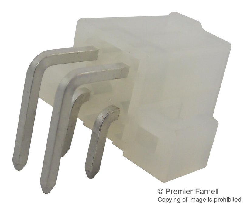 Molex 39-29-1048 Pin Header Right Angle 94V-2 Power Wire-to-Board 4.2 mm 2 Rows 4 Contacts