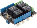 Seeed Studio 103030009 Relay Shield 4.75 V to 5.25 Supply 8 250 mA 1Hz Arduino or Seeeduino Board