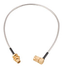 Wurth Elektronik 65503603215308 RF / Coaxial Cable Assembly 90&deg; SMA Plug to Bulkhead Jack 0.085 Hand Formable 50 ohm 6 "