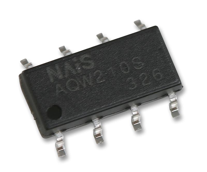 Panasonic AQW612S AQW612S Mosfet Relay SPST-NO (1 Form A) SPST-NC B) AC / DC 60 V 450 mA SOP-8 Surface Mount