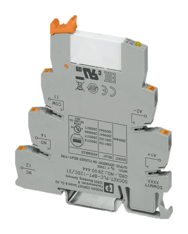 Phoenix Contact PLC-RPIT- 12DC/21 PLC-RPIT- 12DC/21 General Purpose Relay PLC Series Interface Non Latching Spdt 12 VDC 6 A
