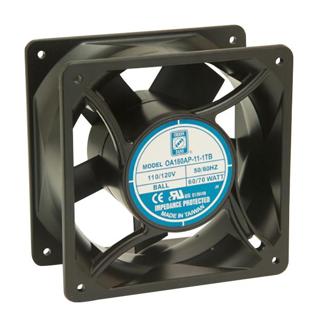 Orion Fans OA180AP-11-1TB Axial FAN Ball 375CFM 62DB 70W 115V