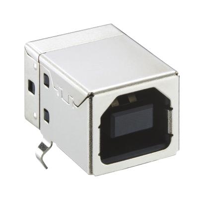 Lumberg 2411 07 USB Connector Type B 2.0 Receptacle 4 Ways Through Hole Mount Right Angle