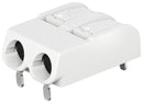 Wago 2061-1642/998-404 Wire-To-Board Terminal Block White 6 mm 2 Ways 20 AWG 16 1.5 mm&Acirc;&sup2; Push In