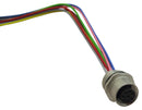 AMP - TE Connectivity 5-2271137-2 Sensor Connector M12 Rcpt 8POS Panel
