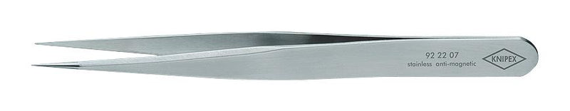 Knipex 92 22 07 Tweezer Straight Pointed Stainless Steel 115 mm Overall