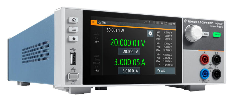 Rohde & Schwarz NGM201 Bench Power Supply Programmable 1 Output 0 V 20 3 A
