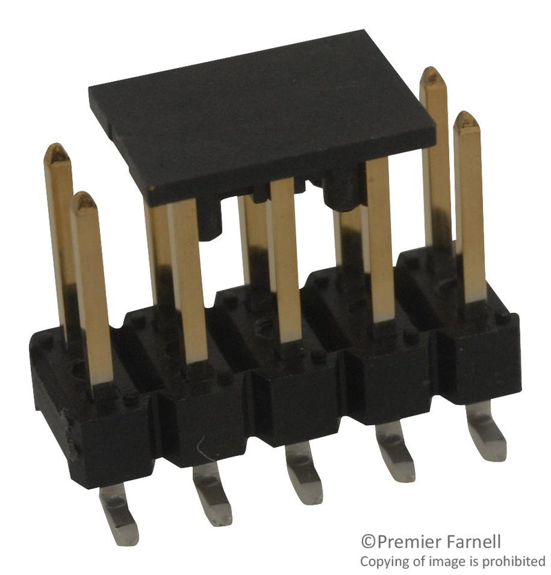 Amphenol Communications Solutions 95278-101A10LF Pin Header Board-to-Board 2.54 mm 2 Rows 10 Contacts Surface Mount FCI Bergstik 95278