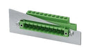 Phoenix Contact DFK-MSTB 25/15-STF-508-LR Terminal Block Feed-Thru Plug 5.08 mm 15 Ways 12 A 320 V Panel Mount Right Angle