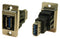 Cliff Electronic Components CP30705NM CP30705NM USB Adapter CSK Hole Type A Receptacle 3.0