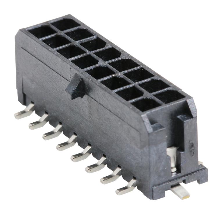 Molex 43045-1620 Wire-To-Board Connector 3 mm 16 Contacts Header Micro-Fit 3.0 43045 Series Surface Mount