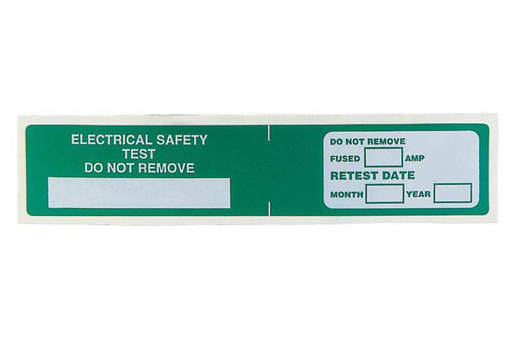 Multicomp PRO MP009770 Label Self Adhesive 30 mm 150 Electrical Safety Test Do Not Remove