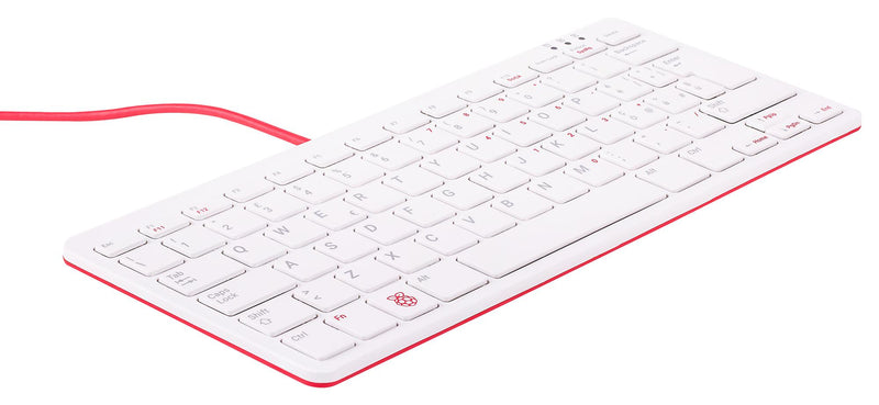 RASPBERRY-PI RPI-KEYB (IT)-RED/WHITE Development Kit Accessory Official Raspberry Pi Keyboard Red/White Italian Layout Wired