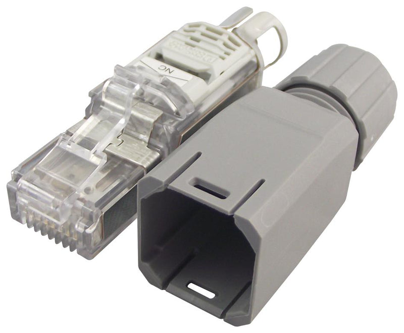 Phoenix Contact VS-PN-RJ45-5-Q/IP20 Modular Connector RJ45 Plug 1 x (Port) 8P4C Cat5 IP20 Cable Mount