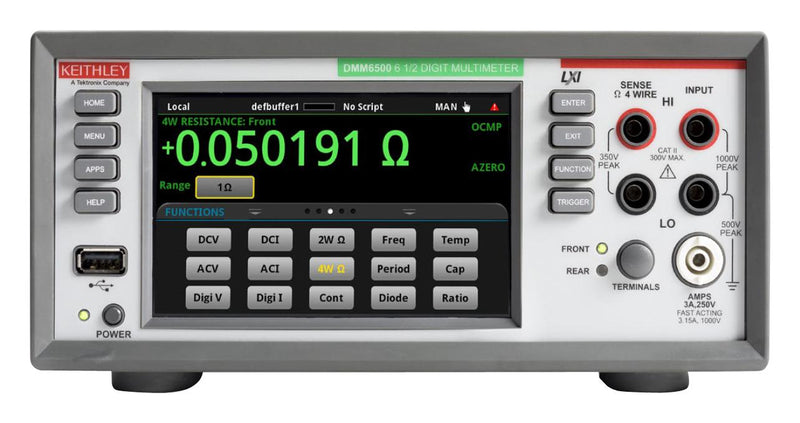 Keithley DMM6500 Bench Digital Multimeter 15 Function 10 &micro;A to A 1 ohm 100MOhm 6.5 Digit