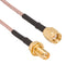 Amphenol RF 095-902-535M100 / Coaxial Cable Assembly SMA RP Plug to Bulkhead Jack RG316 50 ohm 3.3 ft 1 m