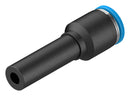 Festo 153042 Pneumatic Fitting Push-In Straight Connector 14 bar 8 mm PBT (Polybutylene Terephthalate) QS